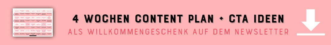 28 Themen Ideen für deine Content Planung für Instagram Posts - By Johanna Fritz